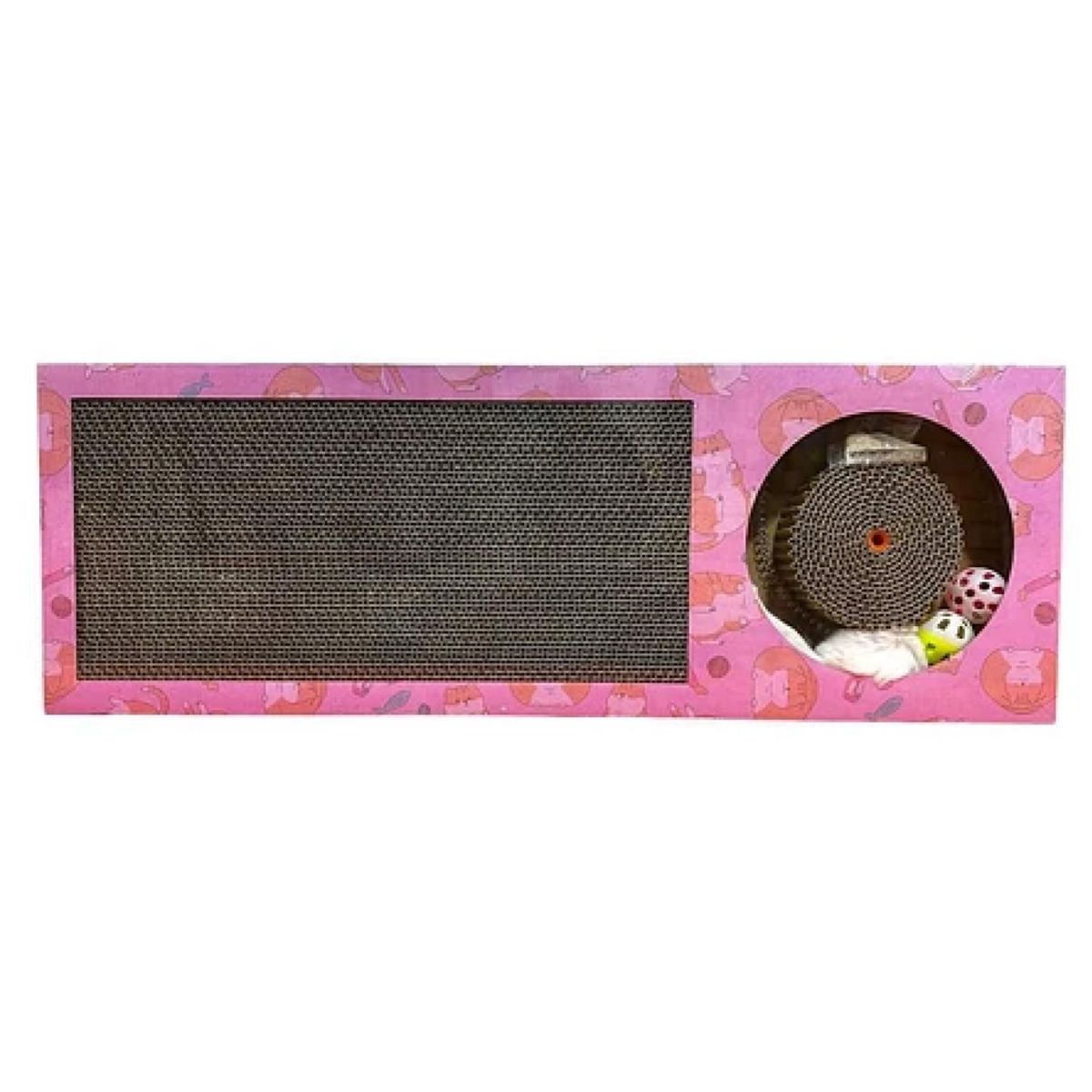 GENERICO - Rascador Para Gatos Mascotas Interactivo Raton Y Pelotas