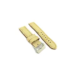 GENERICO - Correa De Reloj Diloy Tela Vaquera Y Cuero 24 Mm