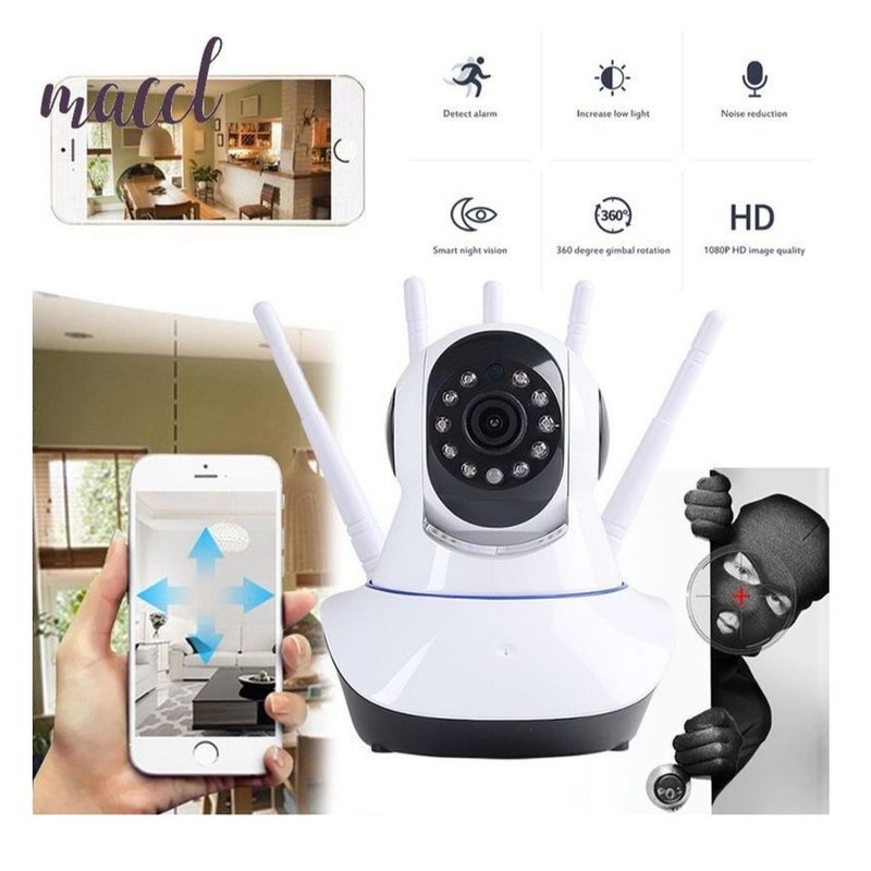 MOVI - Camara Wifi Ip 5 Antenas V Nocturna