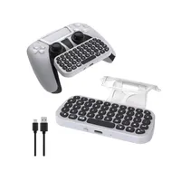 Teclado Inalámbrico Compatible con Control de PS5 PlayStation 5