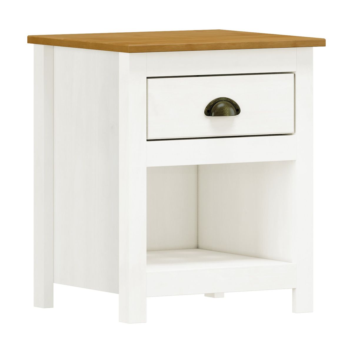 ROCA - Velador Posadas 1c blanco-roble