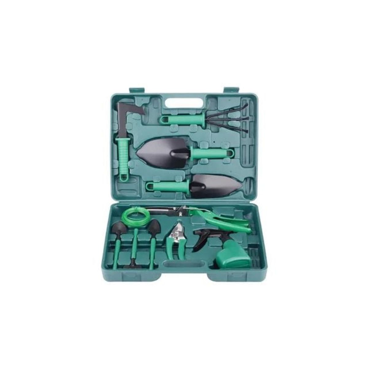 GENERICO - Set Jardineria Herramientas Rastrillo Pasto Tijera De Poda