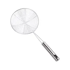 GENERICO - Colador Para Freir Multiuso Acero Inoxidable 39cm Total