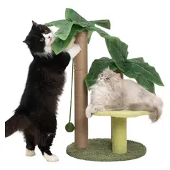 EVERSO - Torre Arbol Rascador Para Gatos Poste Michi Cactus 65x40cm