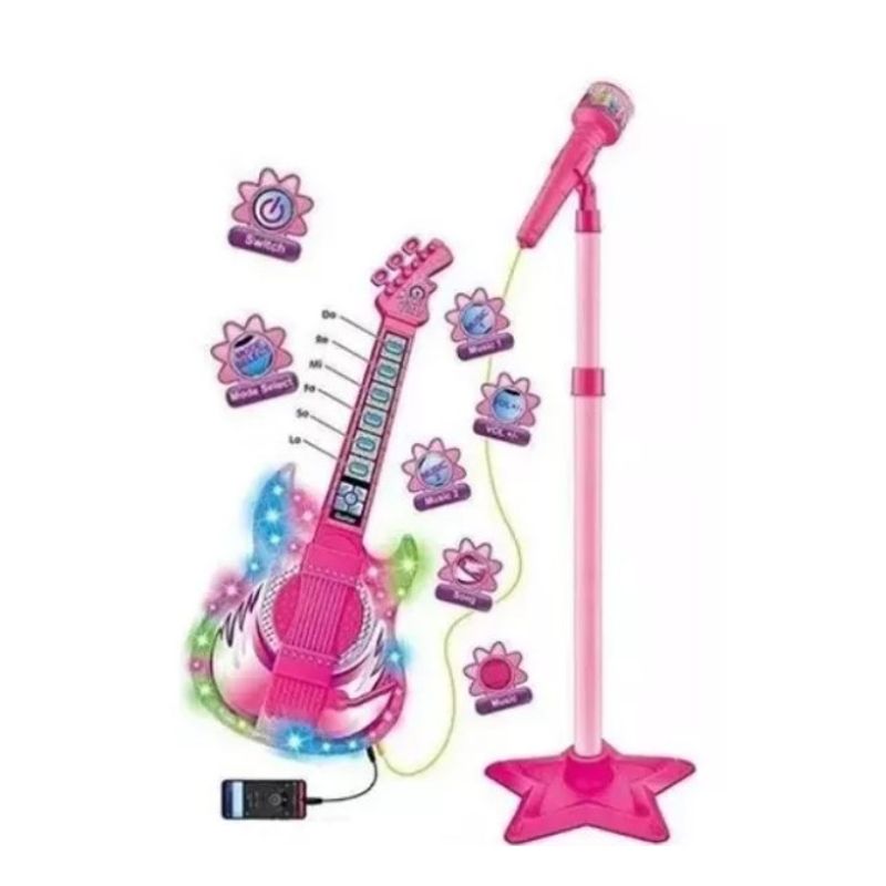 GENERICO - Microfono Karaoque Mp3 Color Rosa