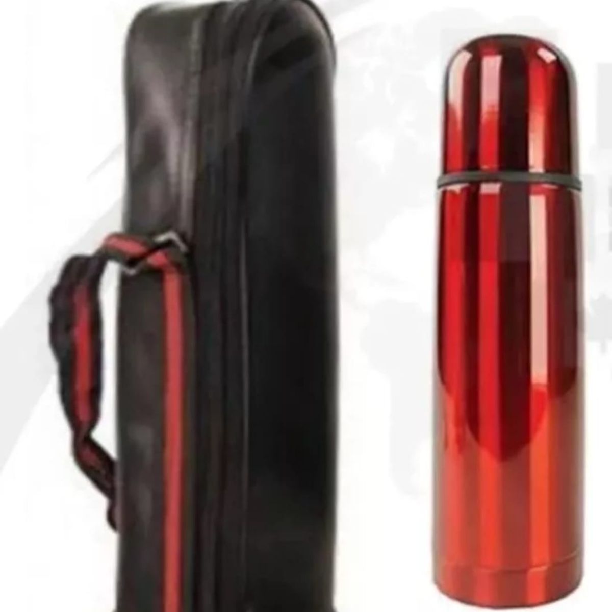 GENERICO - Termo De Acero Inoxidable 750 Ml Rojo