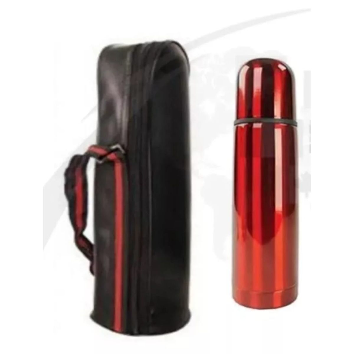 GENERICO - Termo De Acero Inoxidable 750 Ml Rojo