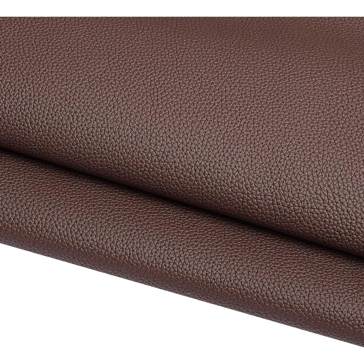 EVERSO - Parche Reparación Autoadhesivo Cuero Sofá 50x137cm Marrón-