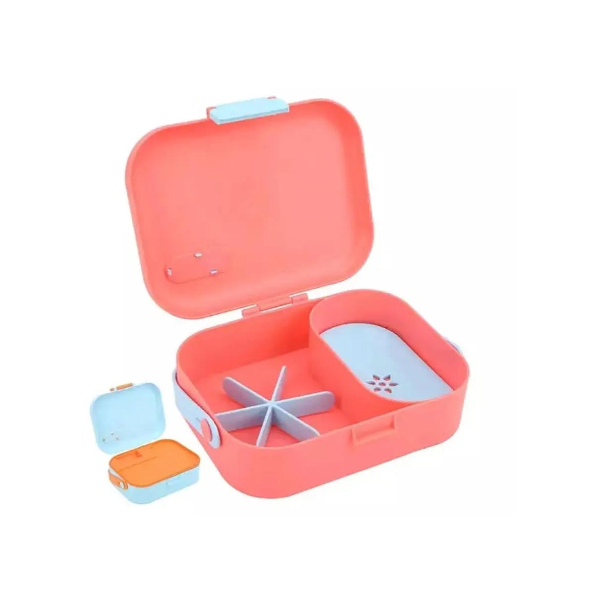 GENERICO - Plato Lonchera Comida Y Agua Portatil Perros Gatos Mascotas