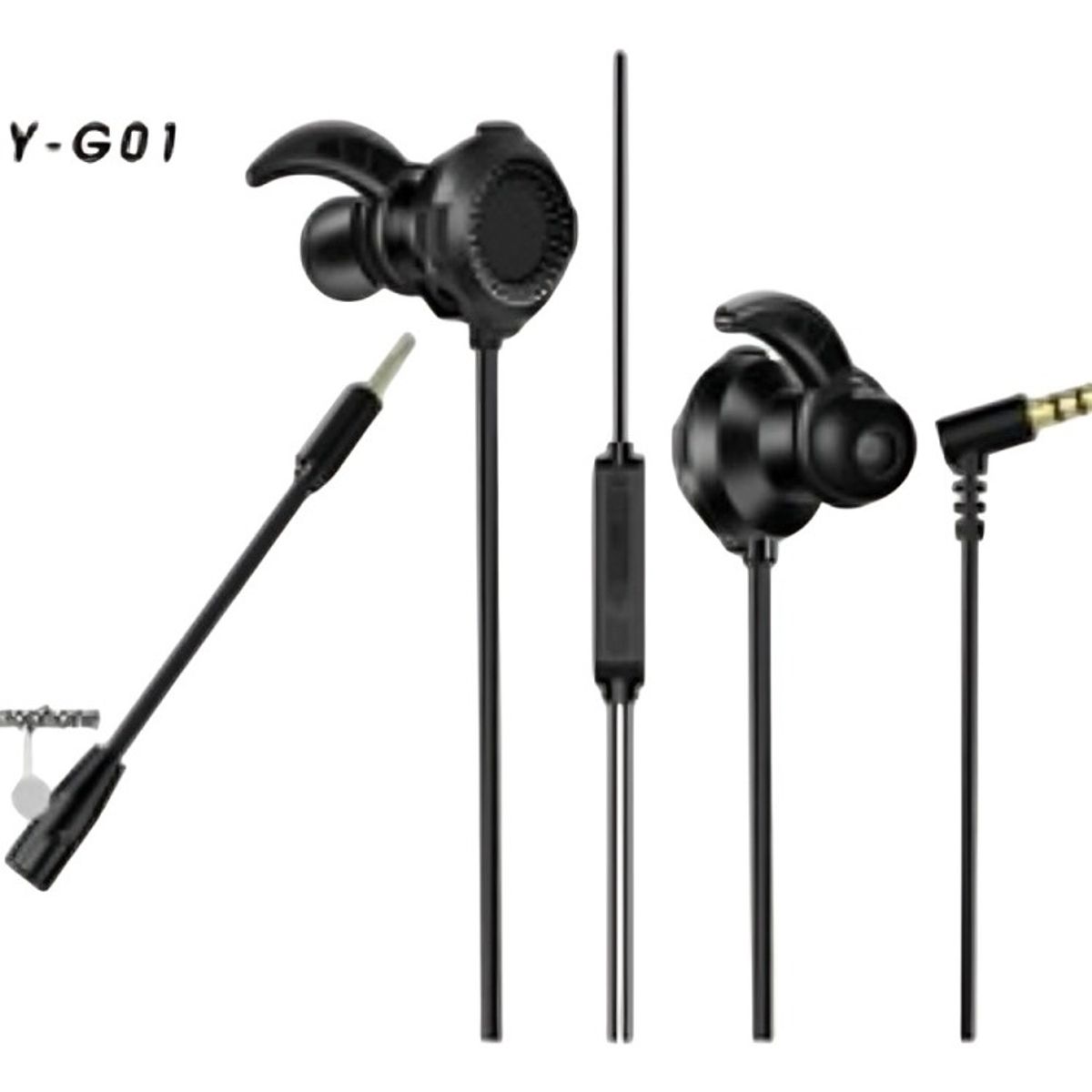 GENERICO - Audifono Gaming Headset Juegos Y Celular XY-G01 NEGRO