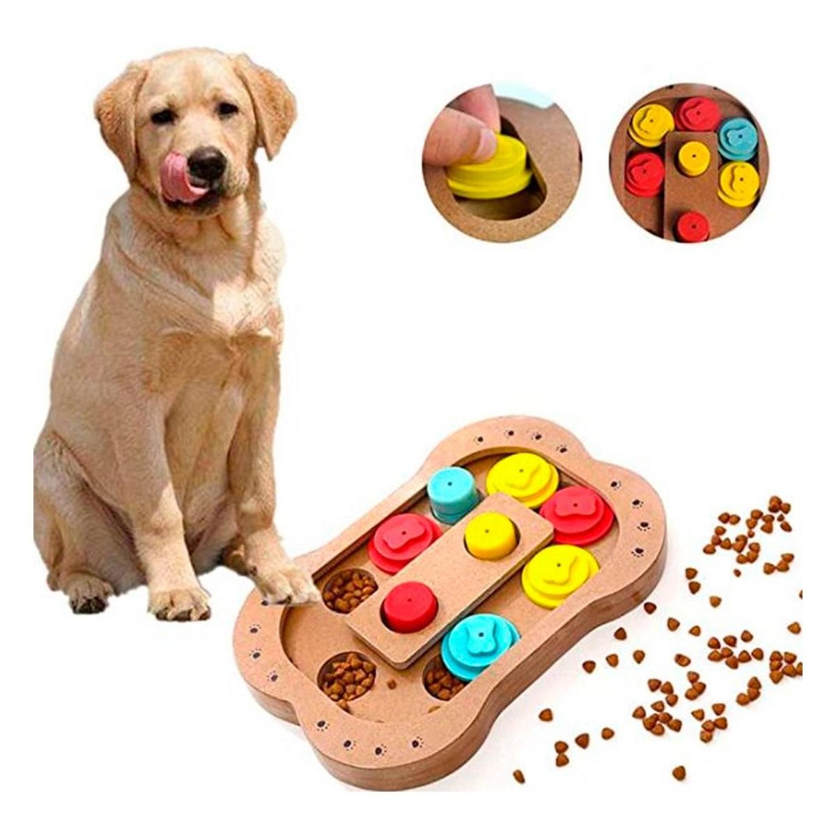 GENERICO - Juguete Interactivo Con Comida Para Perros Y Gatos Mascotas