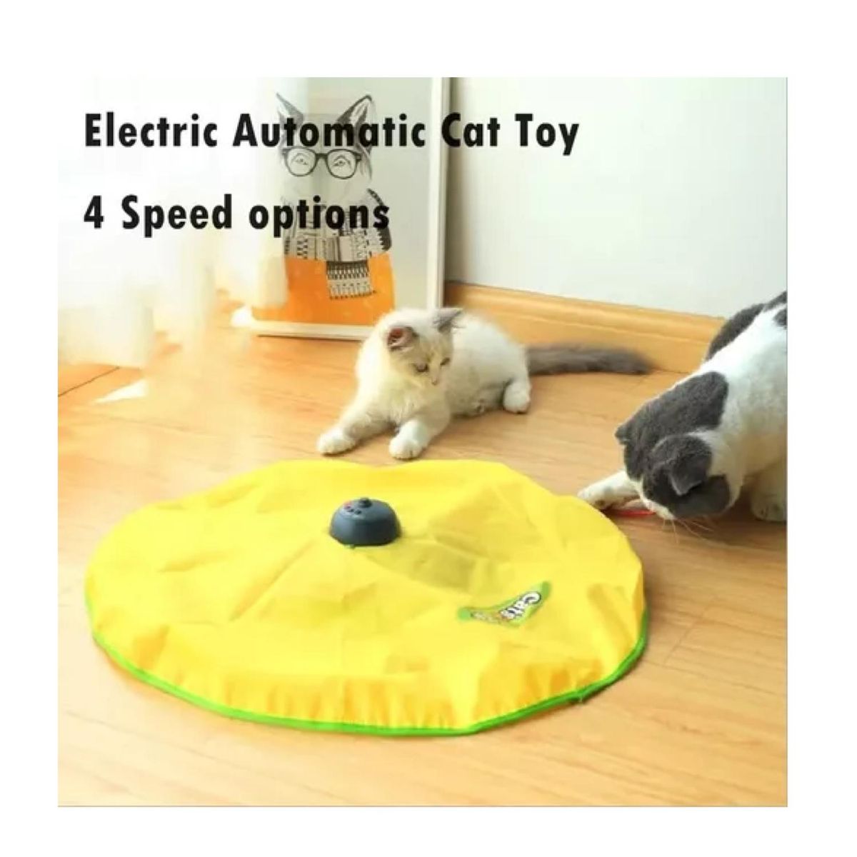 GENERICO - Juguete Interactivo Giratorio Electronico Para Gatos