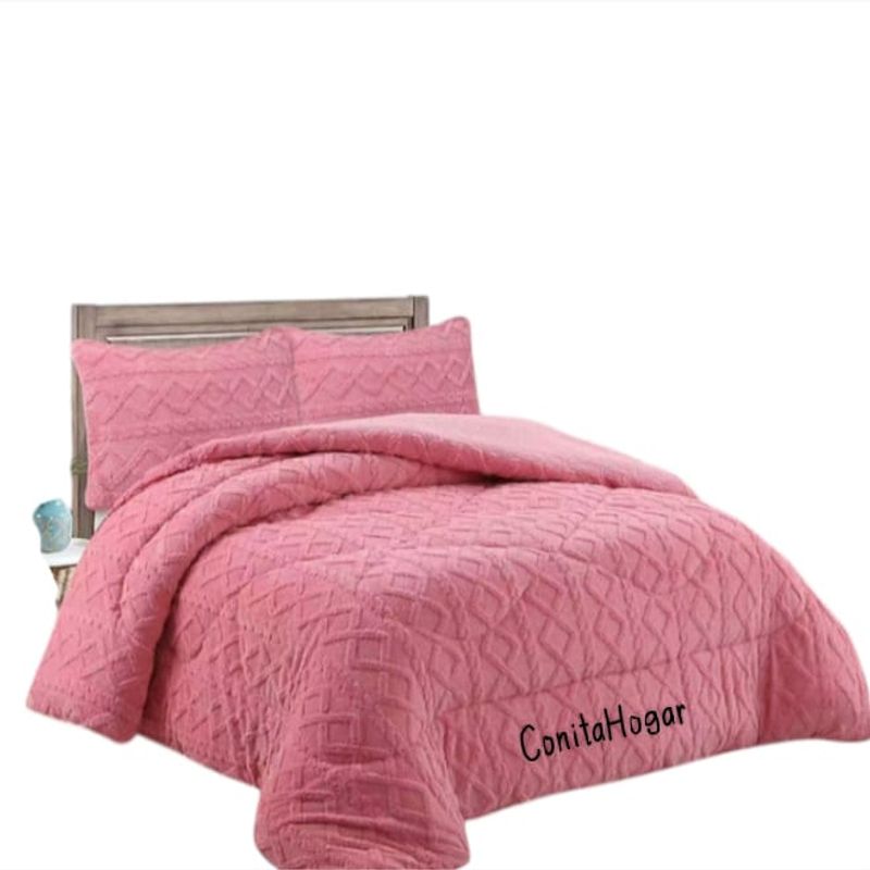 GENERICO - Cubrecama o cobertor Plush con Chiporro; 2 plazas