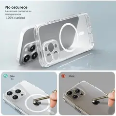 GENERICO - Carcasa Magnetica Magsafe + Mica Vidrio Para IPhone 12 Pro Max