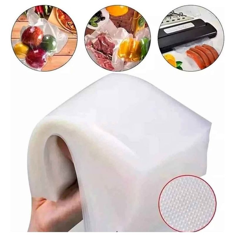 GENERICO - Bolsas Para Sellar Al Vacío Gofrada 20x30cm 100 unidades