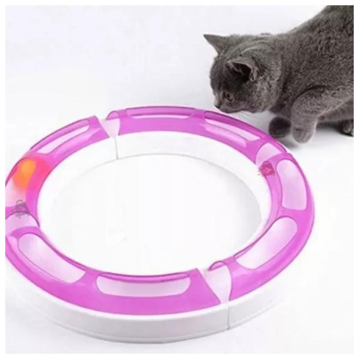 GENERICO - Juguete Interactivo Laberinto Giratorio Para Gatos Mascotas