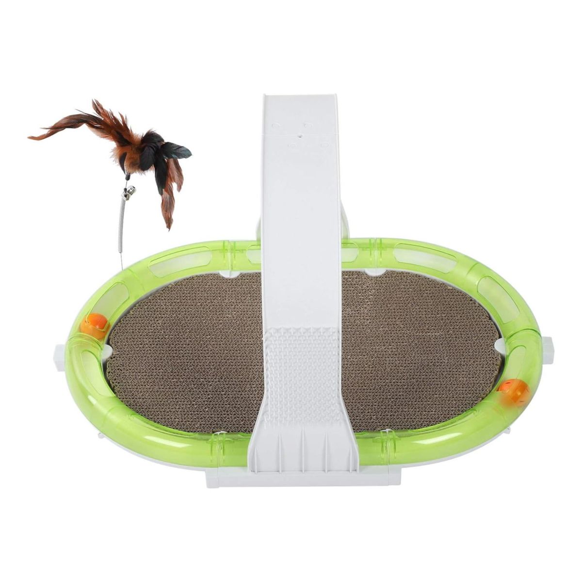 GENERICO - Juguete Rascador Multifuncional 4 En 1 Para Gatos Mascotas