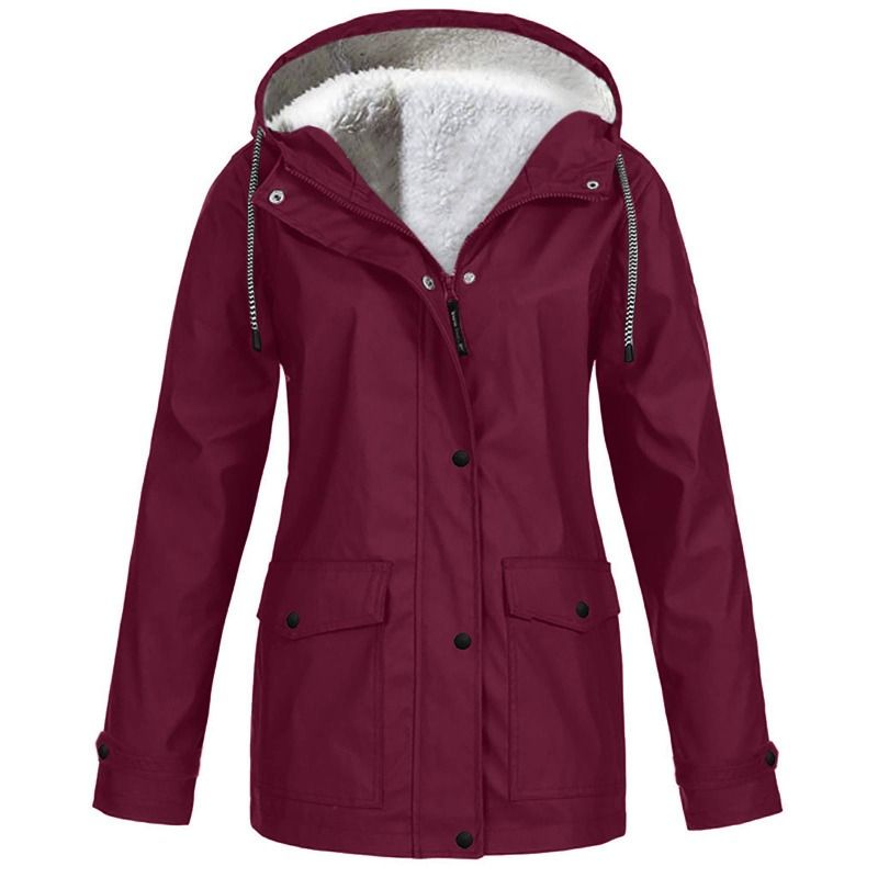 GIOIO - Chamarra Chamarra Impermeable Dama Rompeviento