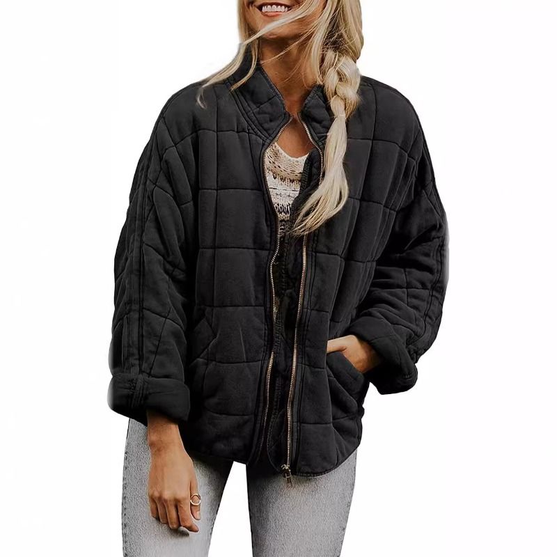 GIOIO - Chaqueta Mujer Cuero Sintético Ajustada Casual Abrigo Versátil