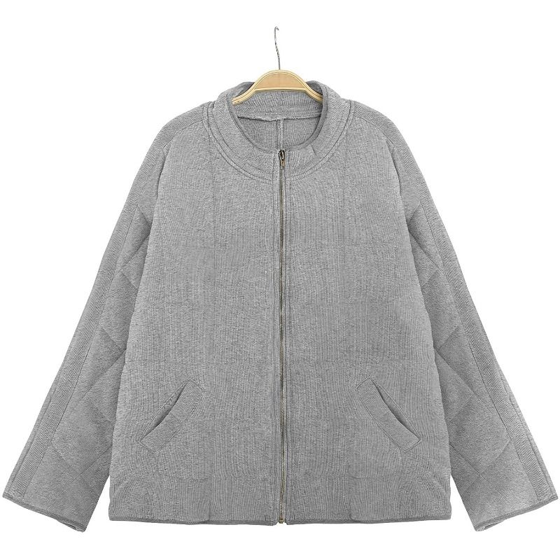 GIOIO - Chaqueta Mujer Cuero Sintético Ajustada Casual Abrigo Versátil