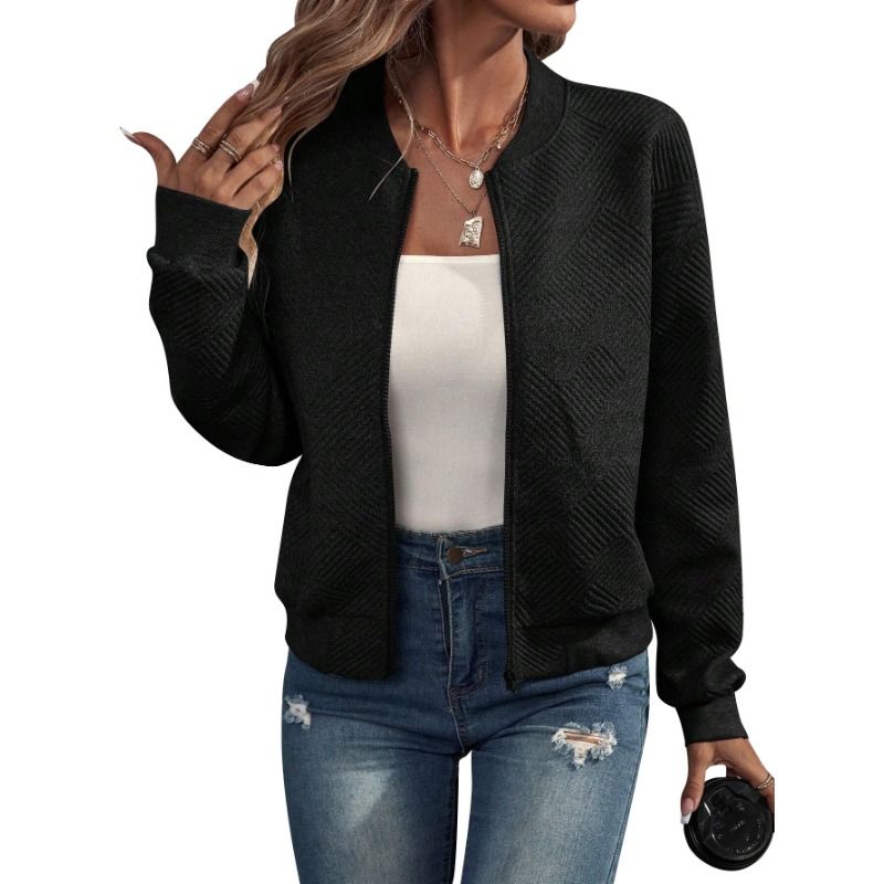 GIOIO - Chaqueta para mujer casual ajustada y versátil