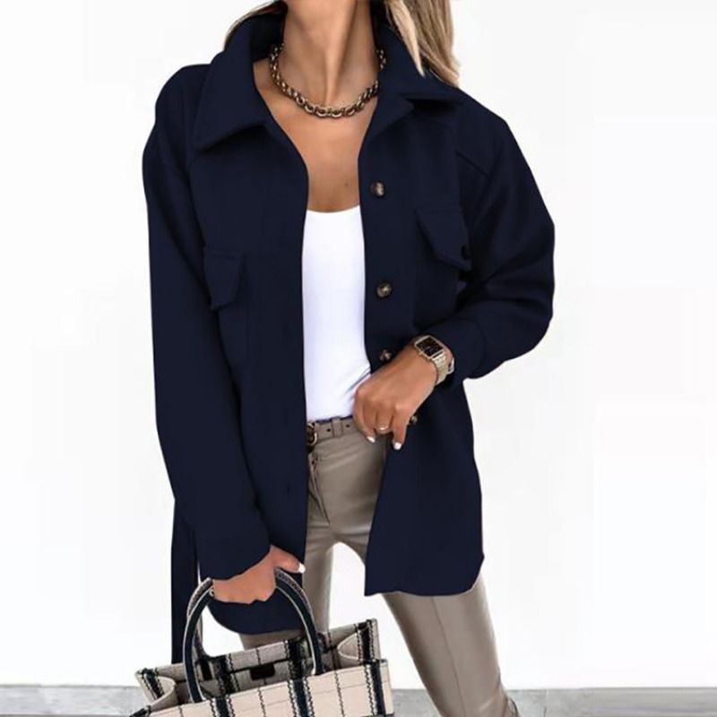 GIOIO - Chaqueta mujer manga larga solida