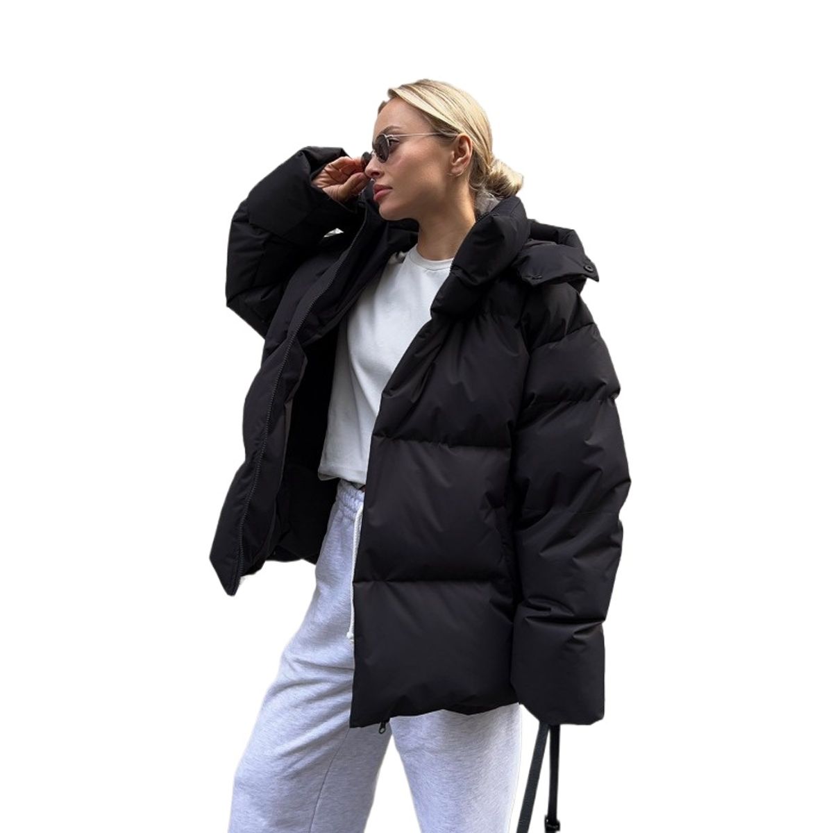GIOIO - Chaqueta mujer de algodon gruesa holgada estilo europeo otoño invierno