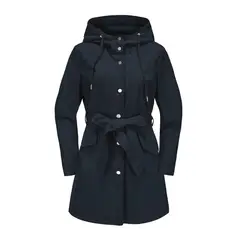GIOIO - Chaqueta mujer impermeable ligera con capucha holgada casual