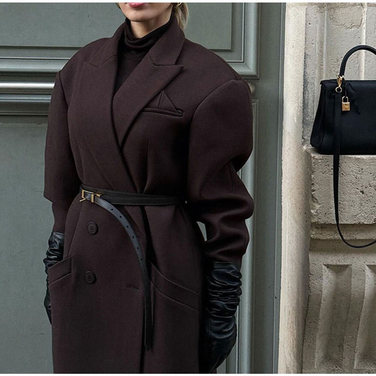 GIOIO - Chaqueta Mujer Rayas Largo Moda Diario Ajustado