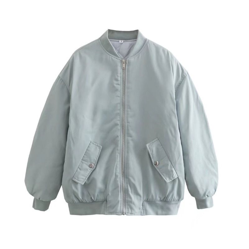 GIOIO - Chaqueta Mujer Algodón Otoño Invierno Casual Ajustada