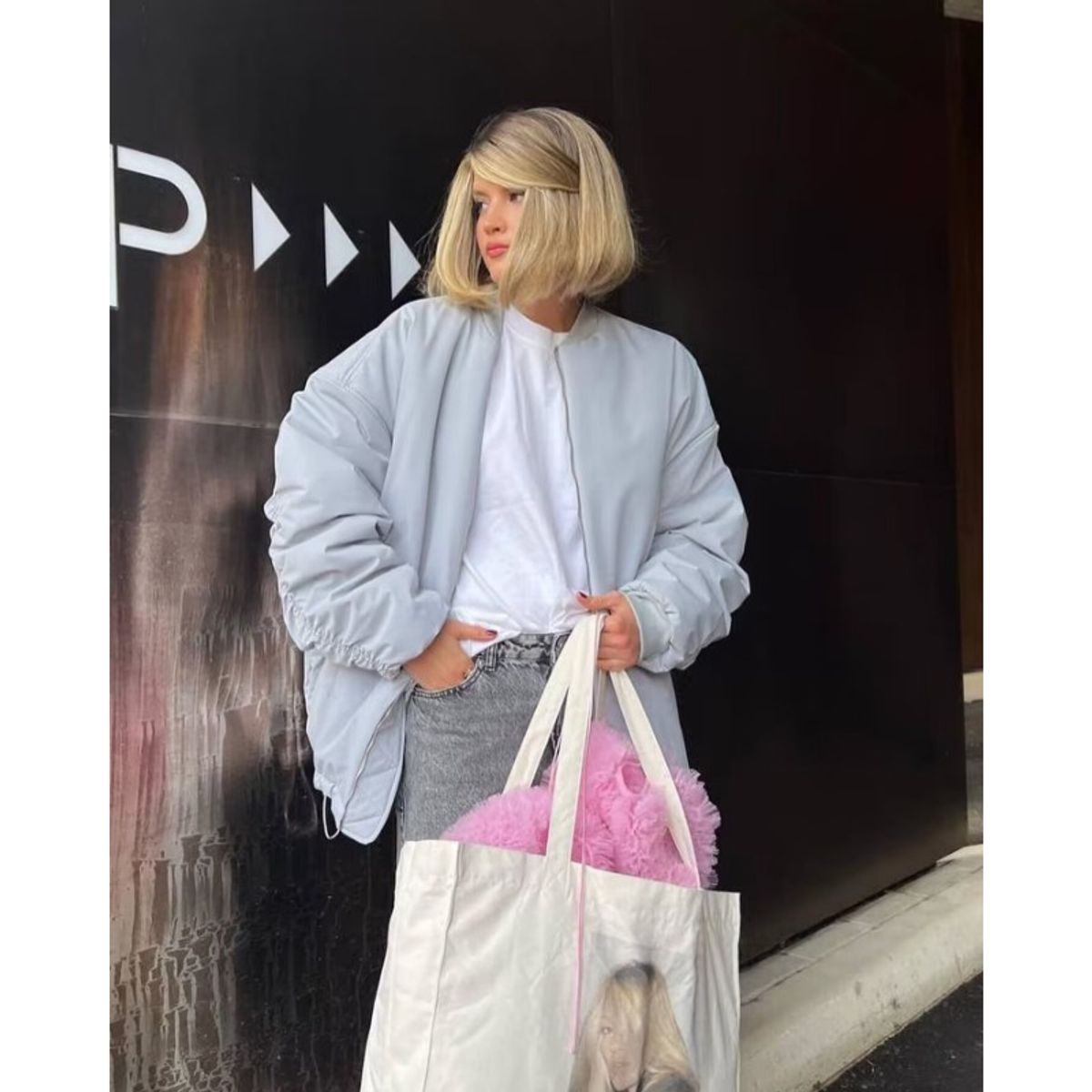 GIOIO - Chaqueta Mujer Algodón Otoño Invierno Casual Ajustada