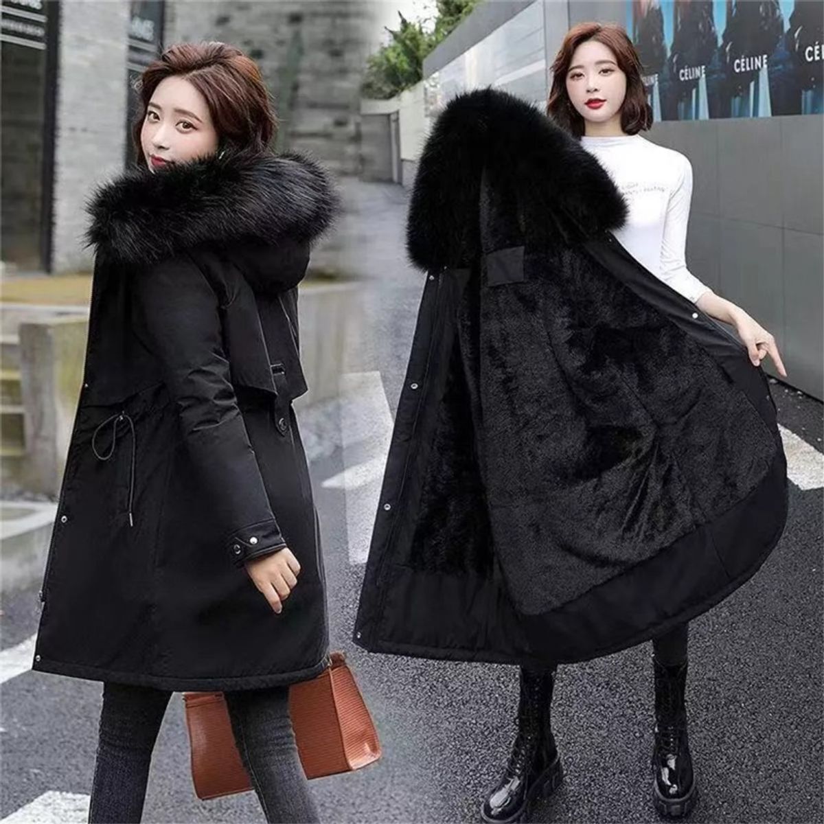 GIOIO - Chamarras De Invierno Para Mujer Abrigo Cálido Con Capucha