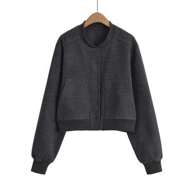 Imagen 2 del producto Chaqueta Mujer Crop PU Estilo Europeo Ajustada Nuevo