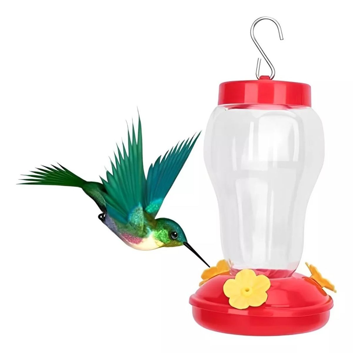 KUANGYE - Bebedero Conico Para Colibri 480 Ml 4 Flores 100% Resultados