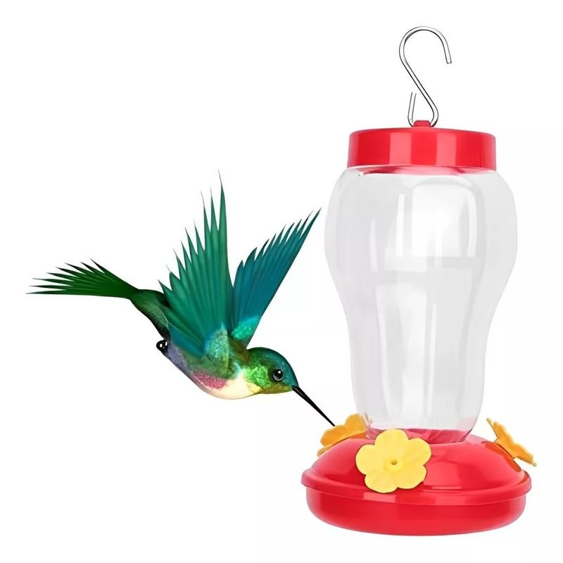 KUANGYE - Bebedero Conico Para Colibri 480 Ml 4 Flores 100% Resultados