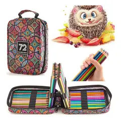 EVERSO - Set 72 Lapices De Colores Profesional Dibujo + Estuche