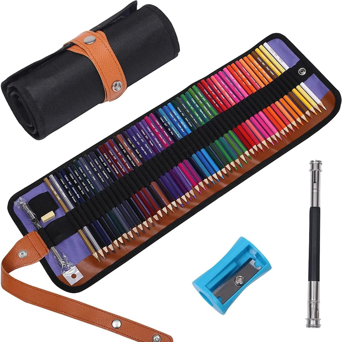 EVERSO - Set 50 Piezas Lapices De Colores Profesional Dibujo De Arte