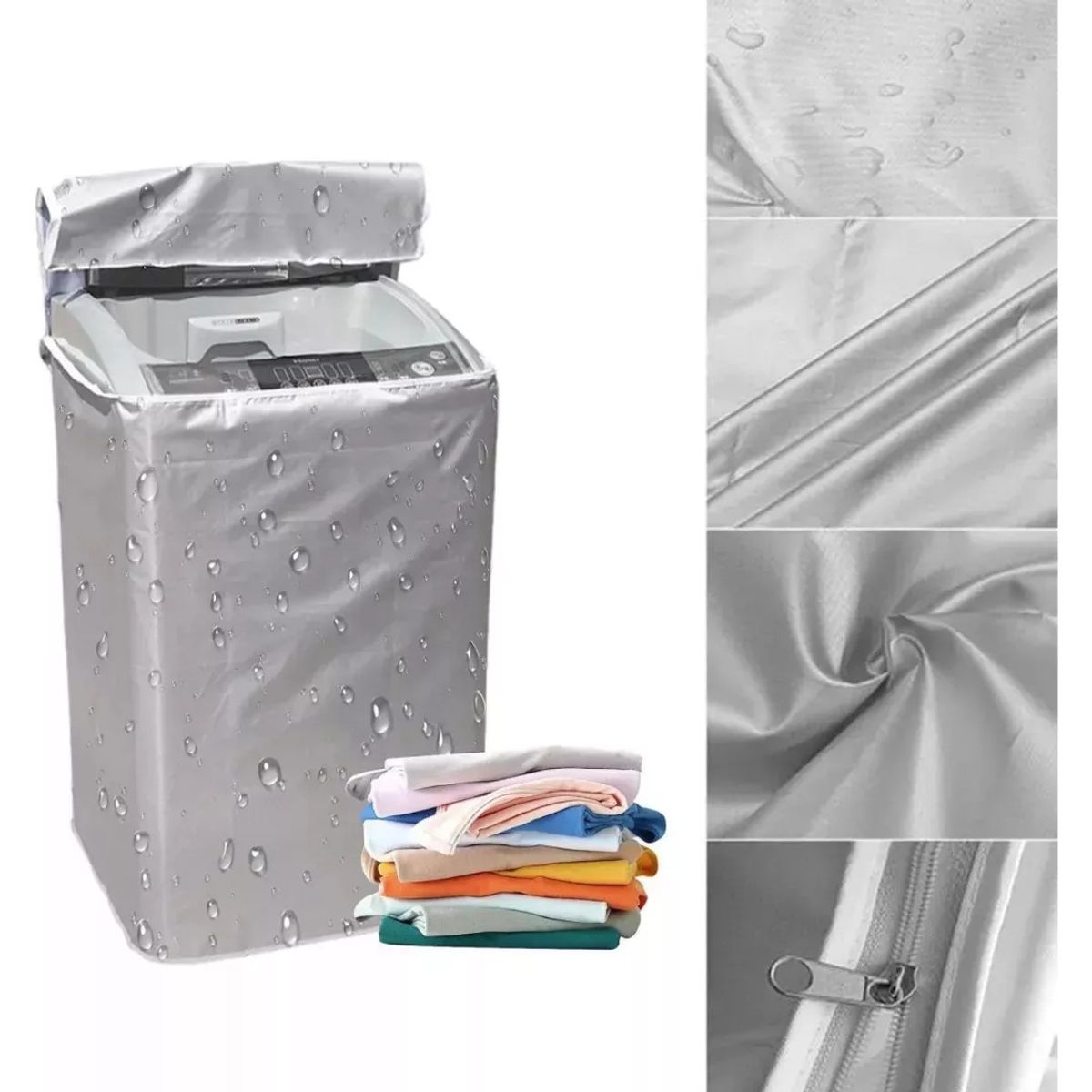 KUANGYE - Impermeable De Lavadora Vertical Fundas Lavadoras