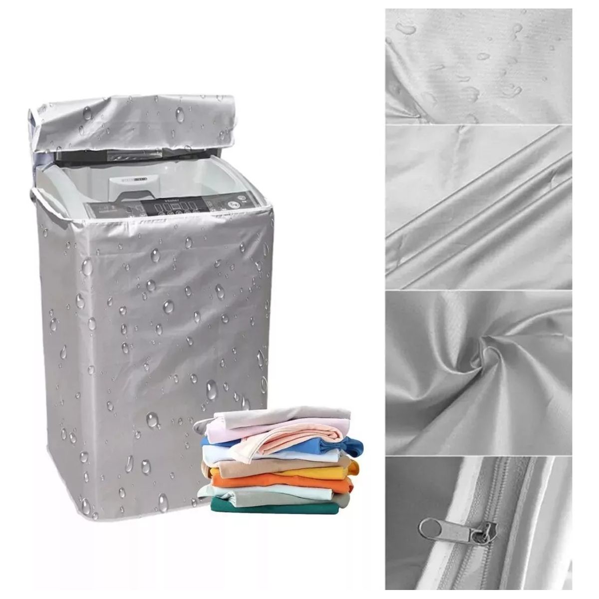 KUANGYE - Impermeable De Lavadora Vertical Fundas Lavadoras