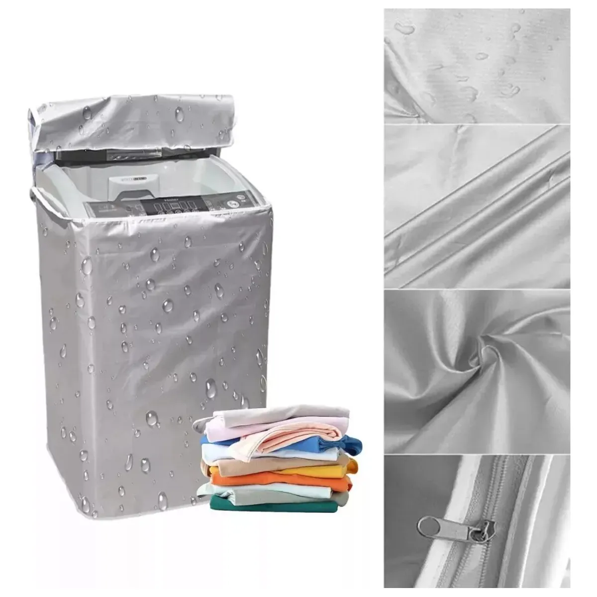 KUANGYE - Impermeable De Lavadora Vertical Fundas Lavadoras