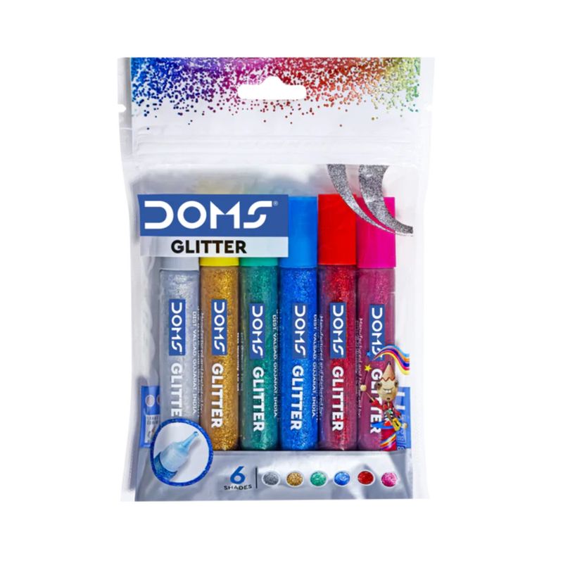 GENERICO - Glitter Glue Doms 6 Colores