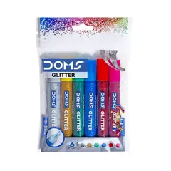 GENERICO - Glitter Glue Doms 6 Colores