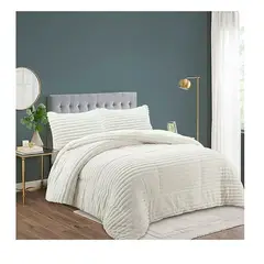 GENERICO - Cobertor de Invierno Plush con chiporro 2 Plazas - Lineas