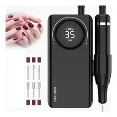 MUNDO MAGIA - Torno Inalámbrico Uv-201 Para Manicure Podología Profesional