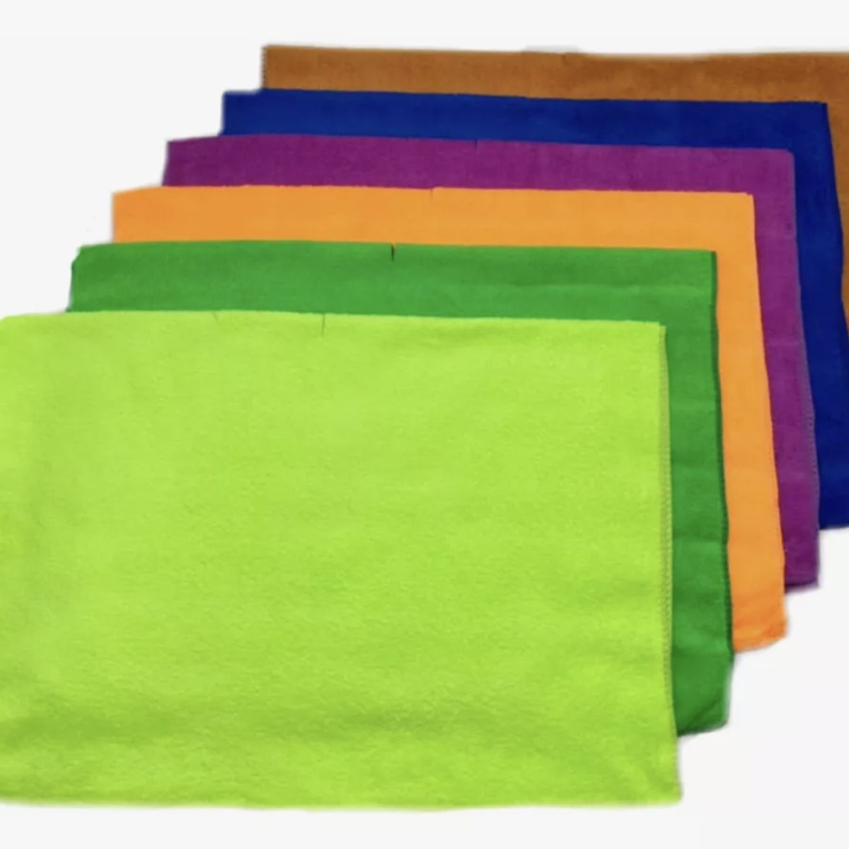 GENERICO - Trapero Microfibra 50x70 Cm Con Ojal X 12 Unidades