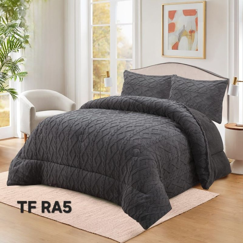 ANGELES DEL HOGAR - PLUMON DE INVIERNO TEN FEI TEXTURIZADO 180X230CM