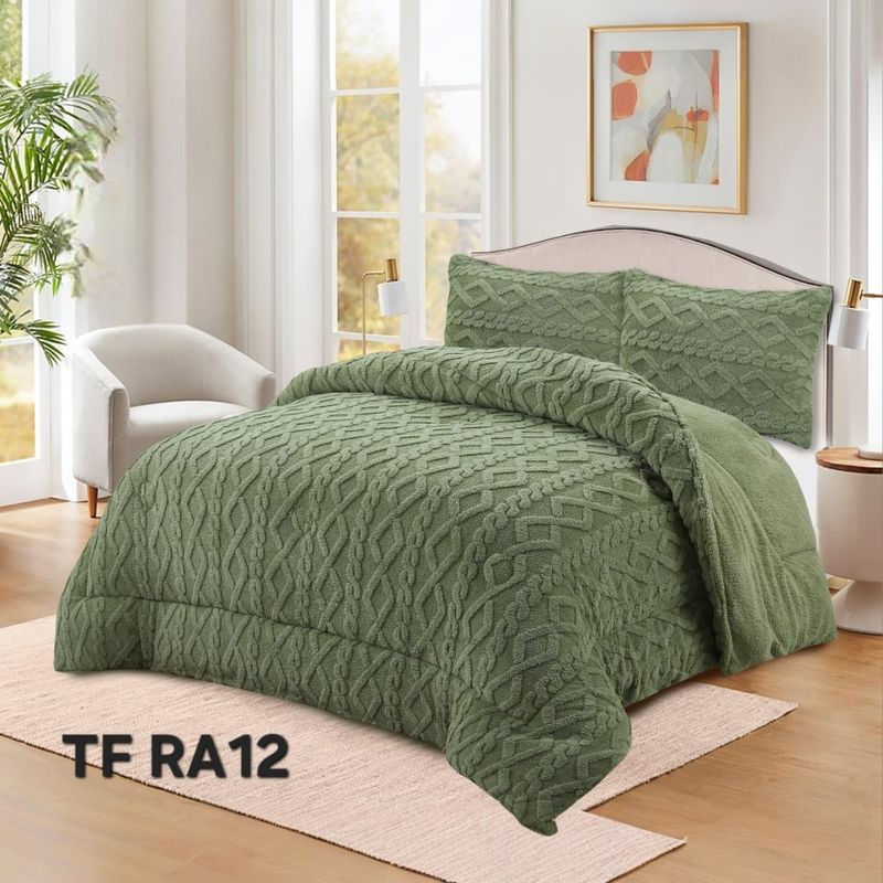 ANGELES DEL HOGAR - PLUMON DE INVIERNO TEN FEI TEXTURIZADO 180X230CM