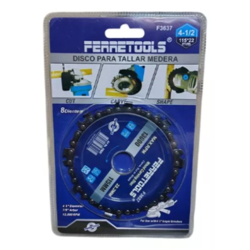 GENERICO - DISCO PARA TALLA MADERA 4-12 FERRETOOLS