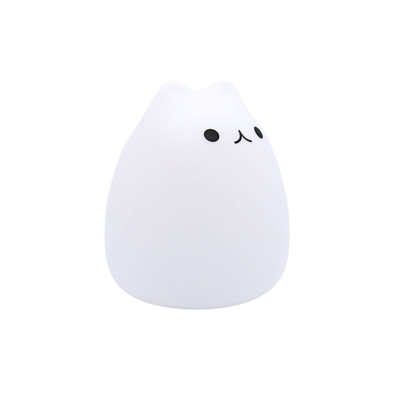 SOLEIO - Lámpara de Noche de Silicona LED RGB Squishy Gato