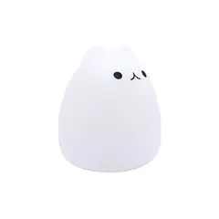 SOLEIO - Lámpara de Noche de Silicona LED RGB Squishy Gato